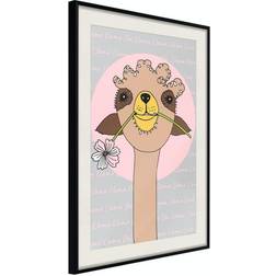 Arkiio Affisch Happy Llama [Poster] 40x60 Poster